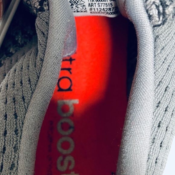 Excellent ADIDAS Ultraboost Ultra BOOST 1.0 Wool Grey 8.5 US womens - Picture 8 of 8